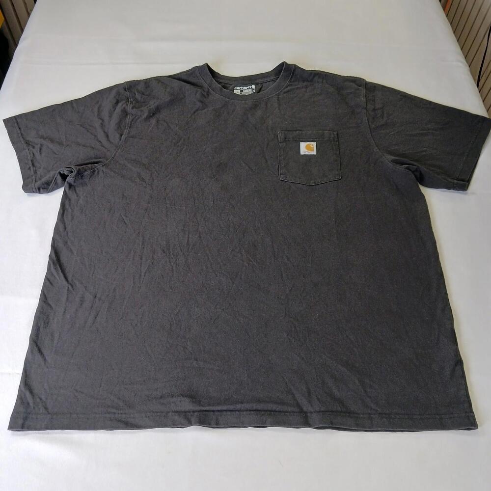 Carhartt K87 BLK Loose Fit Men's 2XL Black Cotton Workwear Short Sleeve T-Shirt